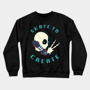 Skate to Create - Alien Crewneck Sweatshirt